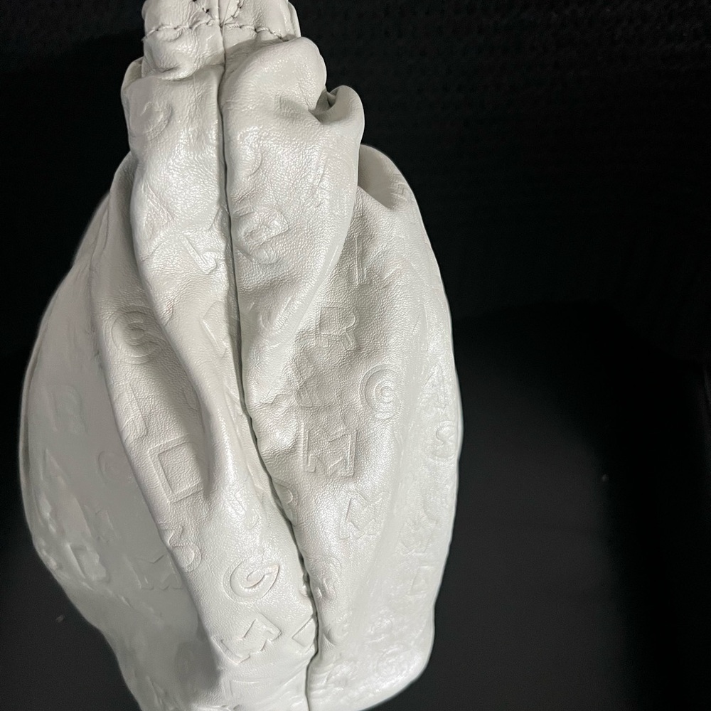 Marc by Marc Jacobs Monogram Hobo Bag - Bone/Gray Leather - Picture 3 of 12